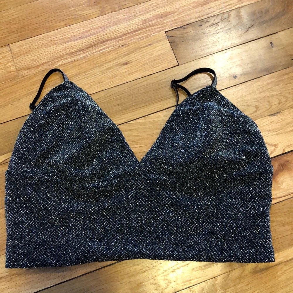 sparkly crop top